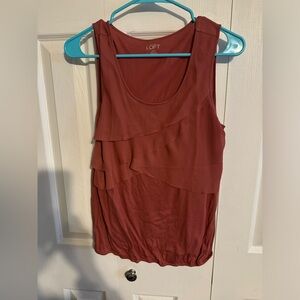 LOFT sleeveless blouse small petite